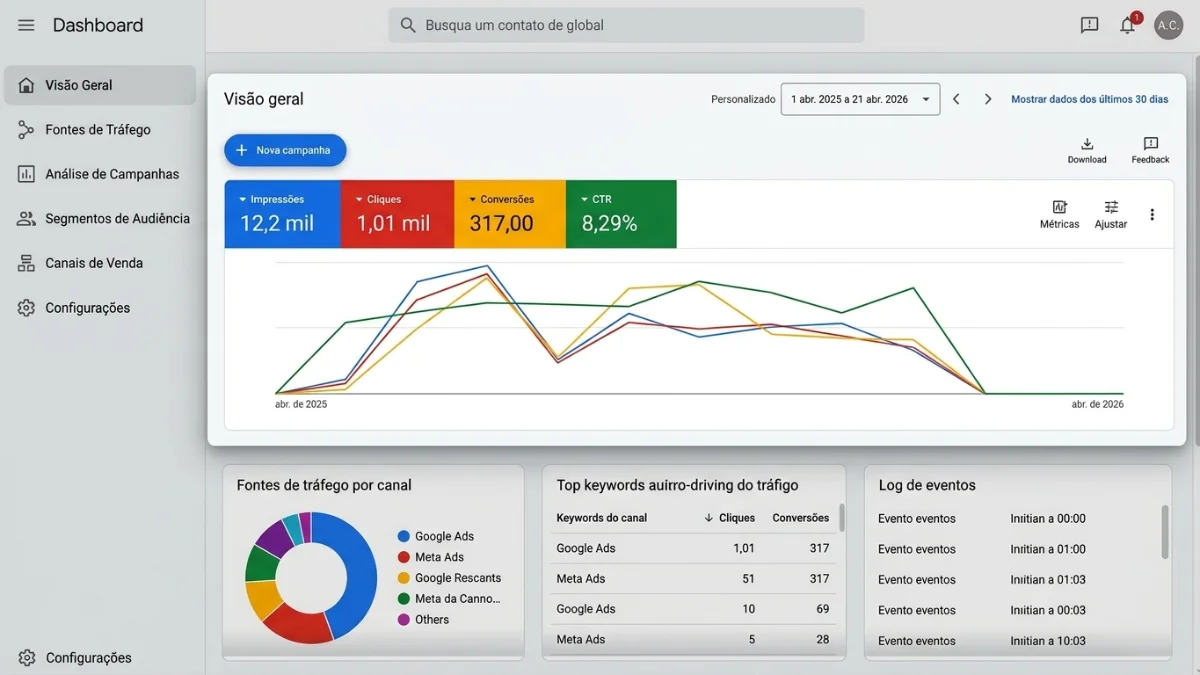 Case: Gestão de Tráfego Pago & Performance para Cliente em Palmas TO